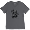 fish boat sea fishing V-Neck Tee