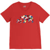 mama bear baby bear floral V-Neck Tee