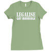 legalise gay marriage Ladies Fitted T-Shirt