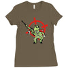 tortue tueuse de mario bros Ladies Fitted T-Shirt