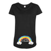 You're Looking At A Rainbow Maternity Scoop Neck T-shirt