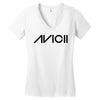 avicii Black Logo Women's V-Neck T-Shirt
