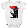 the king and the white wol Baby Bodysuit