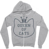 queen of cats Zipper Hoodie