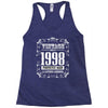 vintage made in 1998 perfectly aged a living legend Racerback Tank