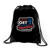 star spangled hammered Drawstring Bags
