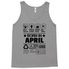 Born In April Tank Top