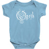 opeth logo progressive death metal Baby Onesie