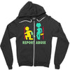 report abuse Zipper Hoodie