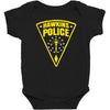 hawkins police department Baby Bodysuit