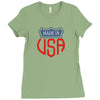 made in usa Ladies Fitted T-Shirt