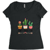 Cactus Women's Triblend Scoop T-shirt
