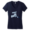 analog retirement Women's V-Neck T-Shirt