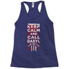 Keep Calm And Call Daryl Racerback Tank