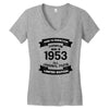 Premium Vintage 1953 Women's V-Neck T-Shirt