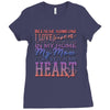 my mom is in heaven forever Ladies Fitted T-Shirt