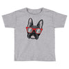 frenchie hipster Toddler T-shirt