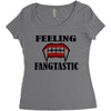 feeling fangtastic Women's Triblend Scoop T-shirt