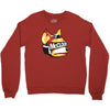 halftone fox (regular) Crewneck Sweatshirt
