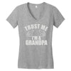 trust me i'm a grandpa Women's V-Neck T-Shirt
