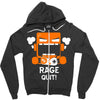 rage quit Zipper Hoodie