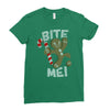 ugly christmas Ladies Fitted T-Shirt