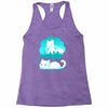 world domination Racerback Tank