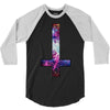 inverted galaxy cross funny  religion banter space fashion new 3/4 Sleeve Shirt