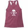 rock skull Racerback Tank