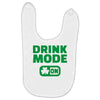 drink mode on (2) Baby Bibs