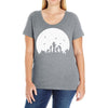 Zombies Ladies Curvy T-Shirt