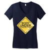 body under construction Women's V-Neck T-Shirt