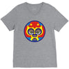 lucha libre    yellow V-Neck Tee