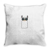 No Drama Llama Throw Pillow