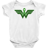 liver cancer wonder woman Baby Bodysuit