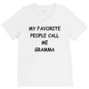 my favorite people call me gramma V-Neck Tee