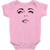 girl eye face black Baby Onesie