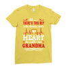There's This Boy Who Stole My Heart He Calls Me Grandma Ladies Fitted T-Shirt