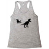 noel dinosaur Racerback Tank