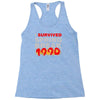 i survived spring break 1990 Racerback Tank