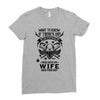 Life After Death Mess With My Wife Ladies Fitted T-Shirt