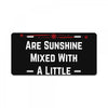 February Girls License Plate