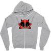 deadpool cartoon Zipper Hoodie