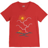 on the top (mountain) V-Neck Tee