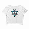 quebec nordiques unused logo Crop Top