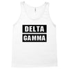 Delta Gamma Black Tank Top