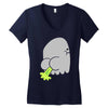 fart ghost Women's V-Neck T-Shirt
