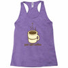 funny retro coffee Racerback Tank