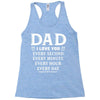I Love You Dad Racerback Tank
