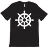 steering wheel sail boat funny T-Shirt